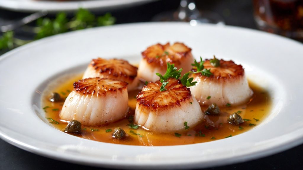 Lemon Garlic Butter Scallops