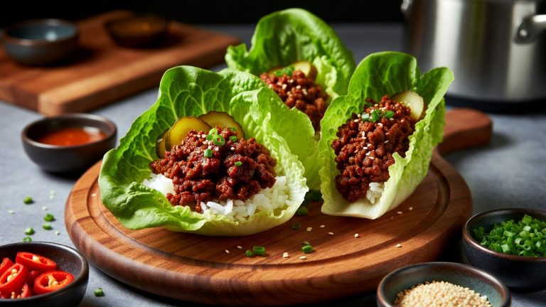 Korean Beef Lettuce Wraps