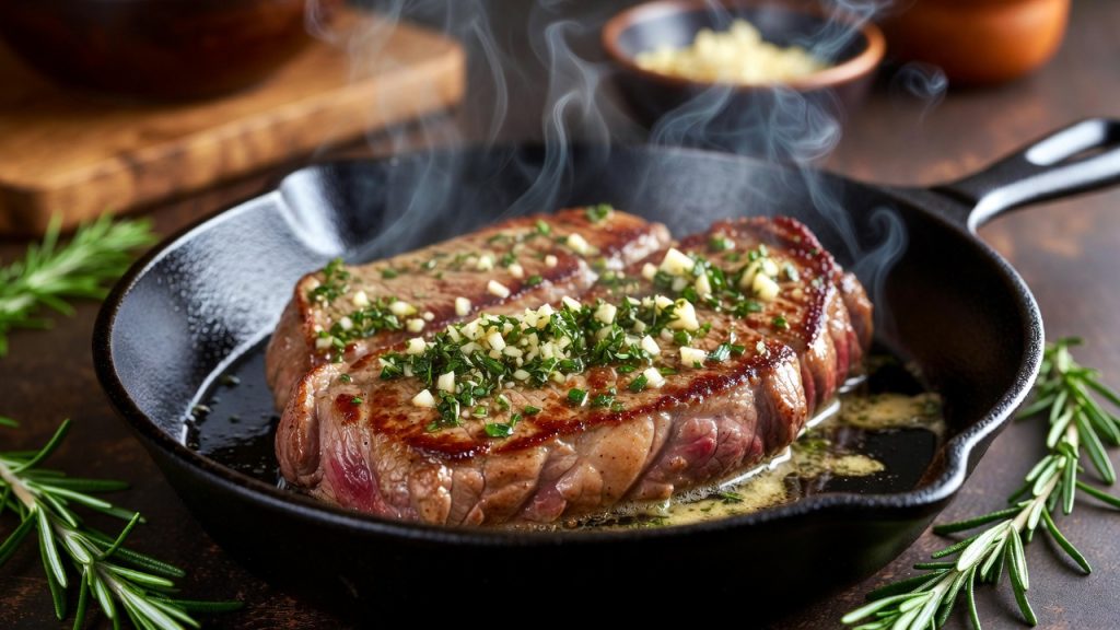 Steak Bites with Garlic Butter