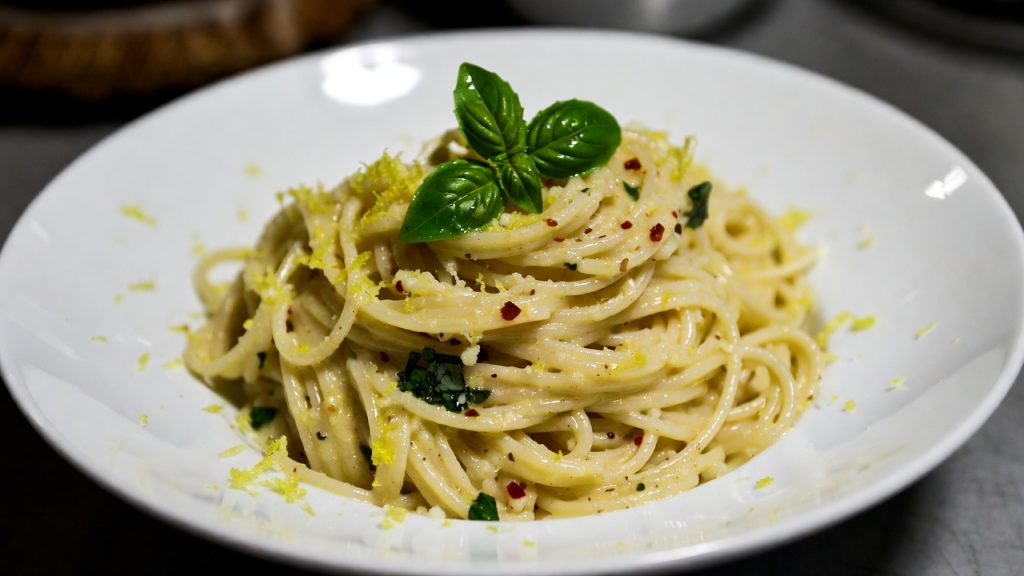 Lemon Butter Angel Hair Pasta