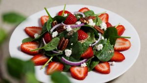 Strawberry Spinach Salad