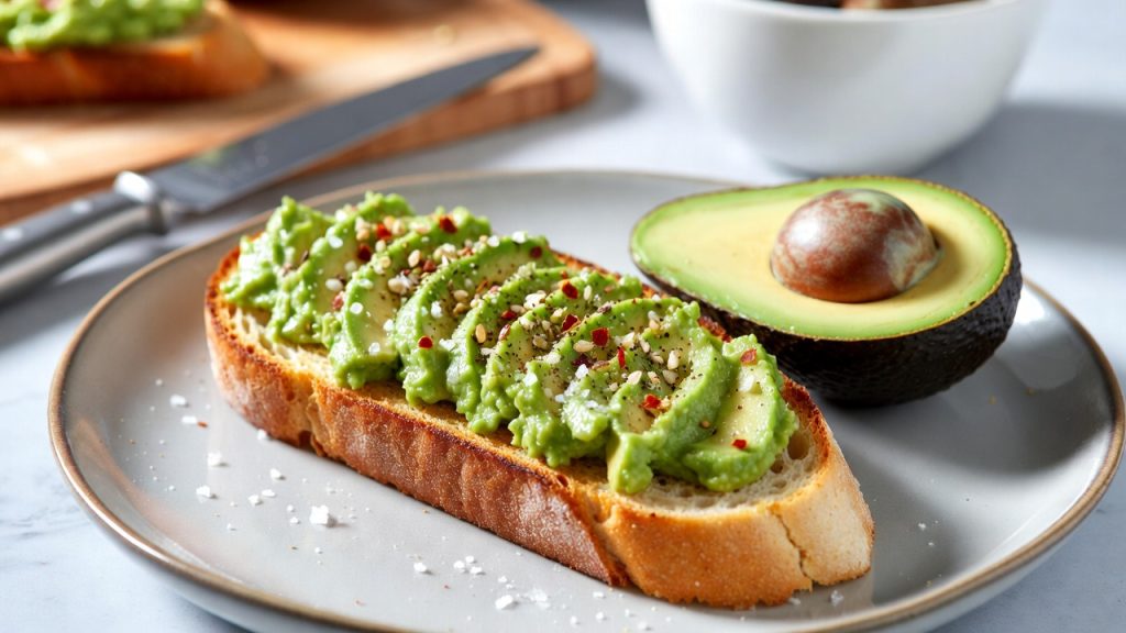 Avocado Toast with Everything Seasoning
