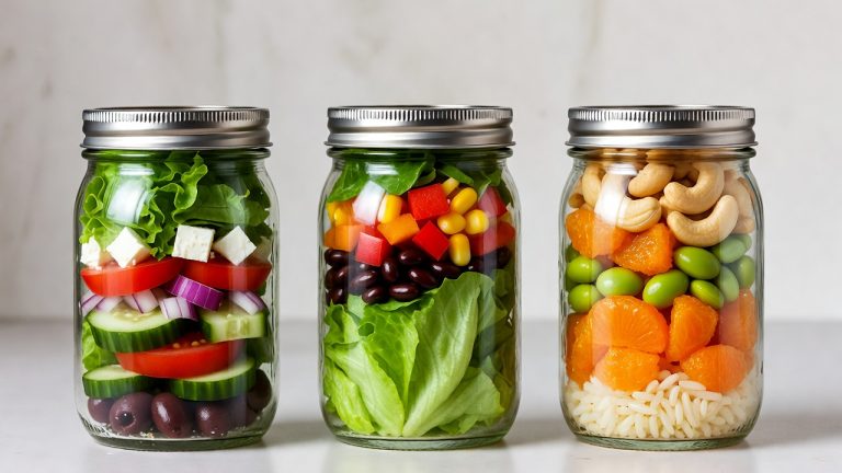 Mason Jar Salads 3 Ways