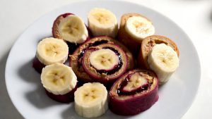 PB&J Banana Roll-Ups